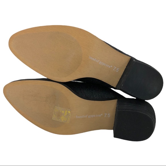 🆕 Band of Gypsies Parker Black Rope Heeled Slip-On Mules - Picture 8 of 9